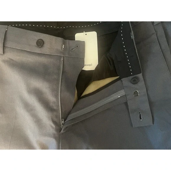 Assembly New York Gray Suiting Flat Front‎ Pants XL Made in USA NWT